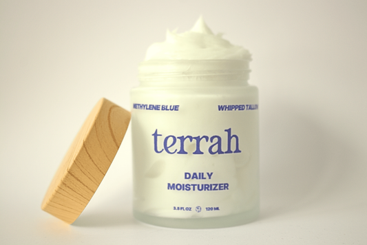Whipped Methylene Blue Infused Tallow Moisturizer